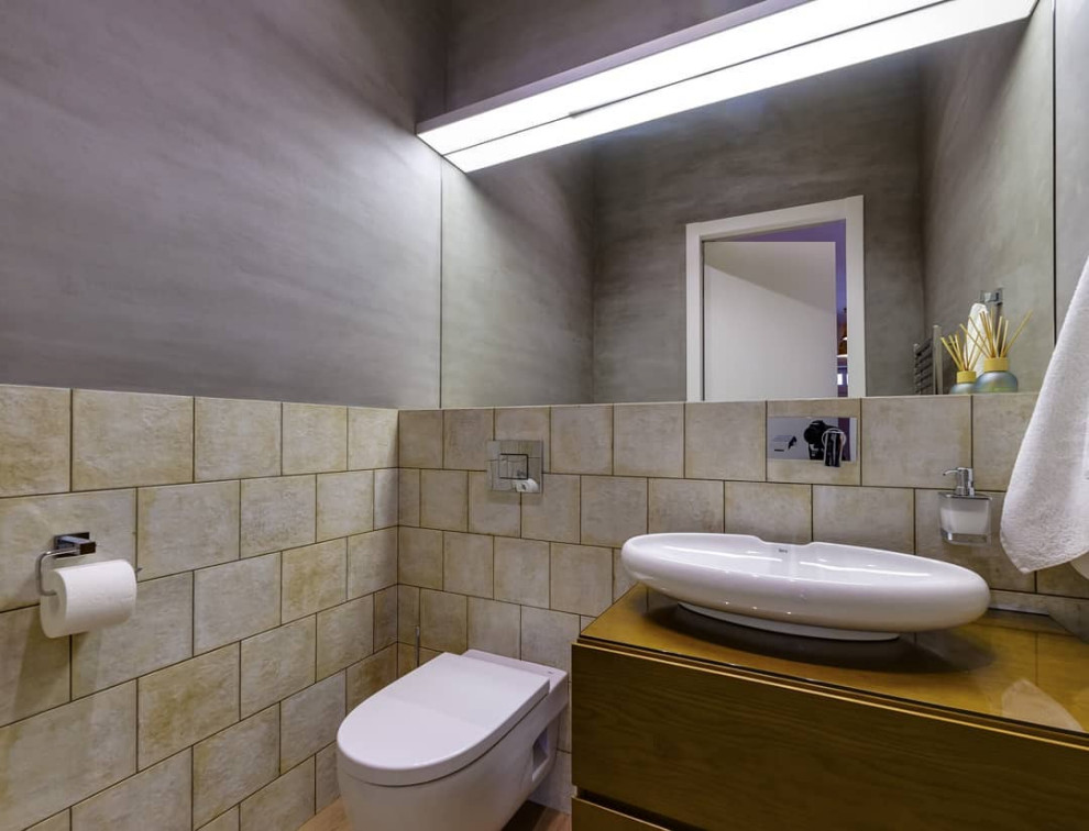 Реализация проекта "Аристократический лофт" дом в три уровня, г.Краснодар