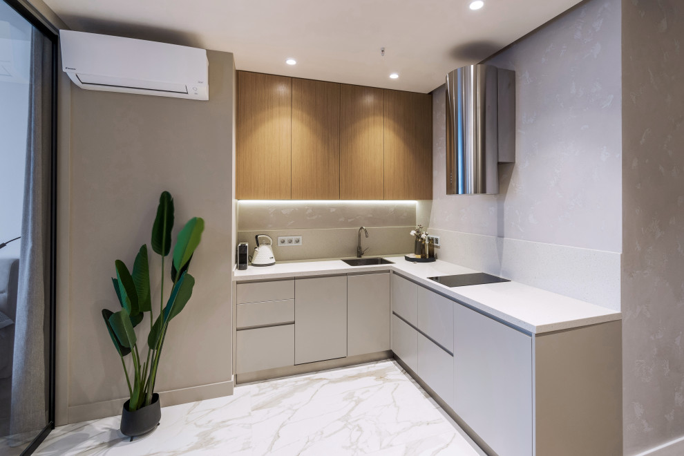 Фото: Мрамор и кофе. Квартира для отдыха в центре 57м.кв