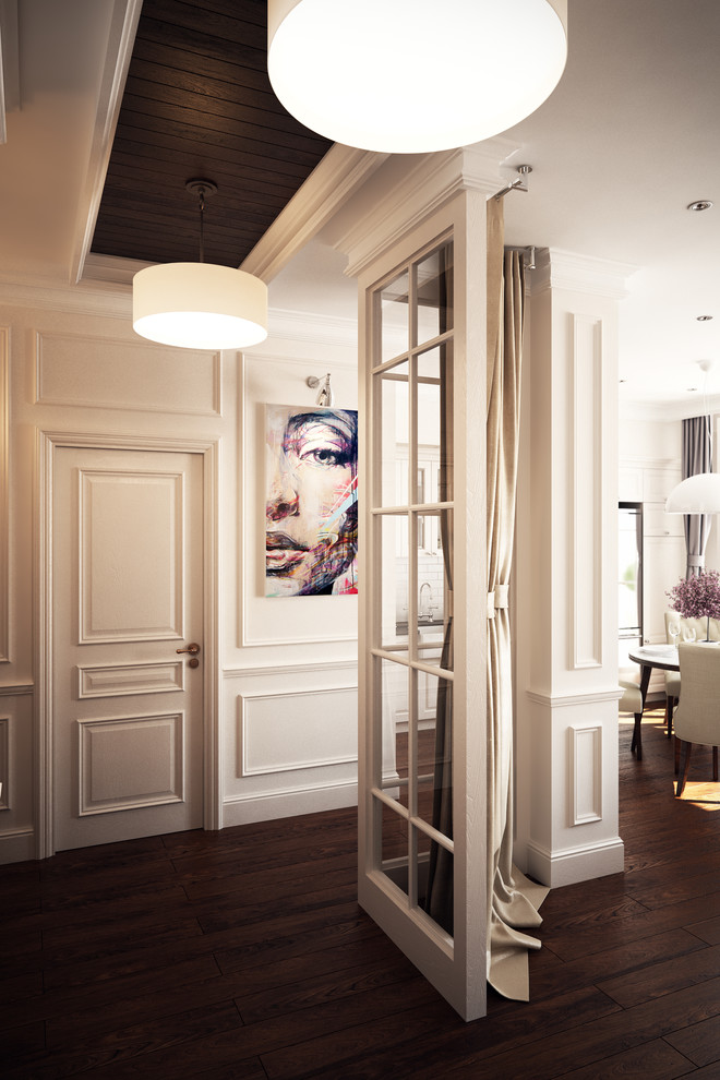 Двухкомнатная квартира в стиле американская классика