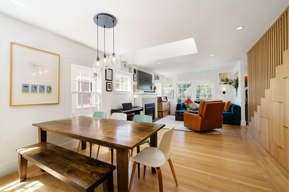 Modern Remodel with Custom White Oak Millwork