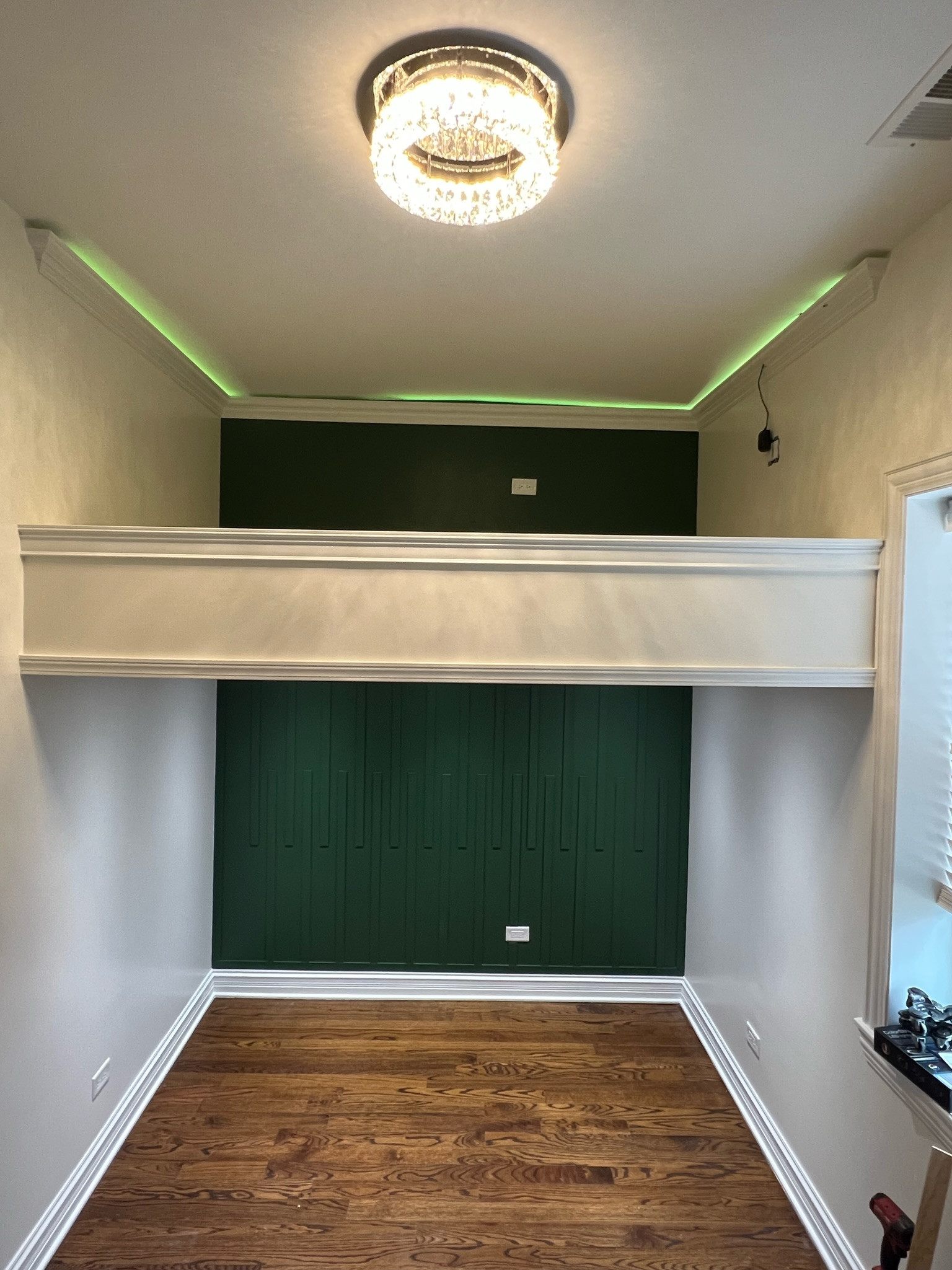 Brownsville/hydepark bedroom upgrade, with a costum loft bed.