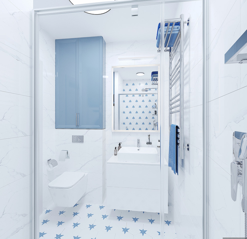 В голубой дымке