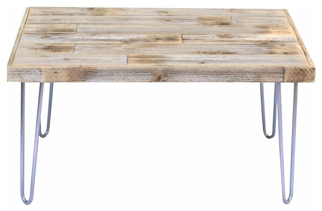 Industrial 36x24 Coffee Table - Farmhouse - Coffee Tables - by Doug and ...