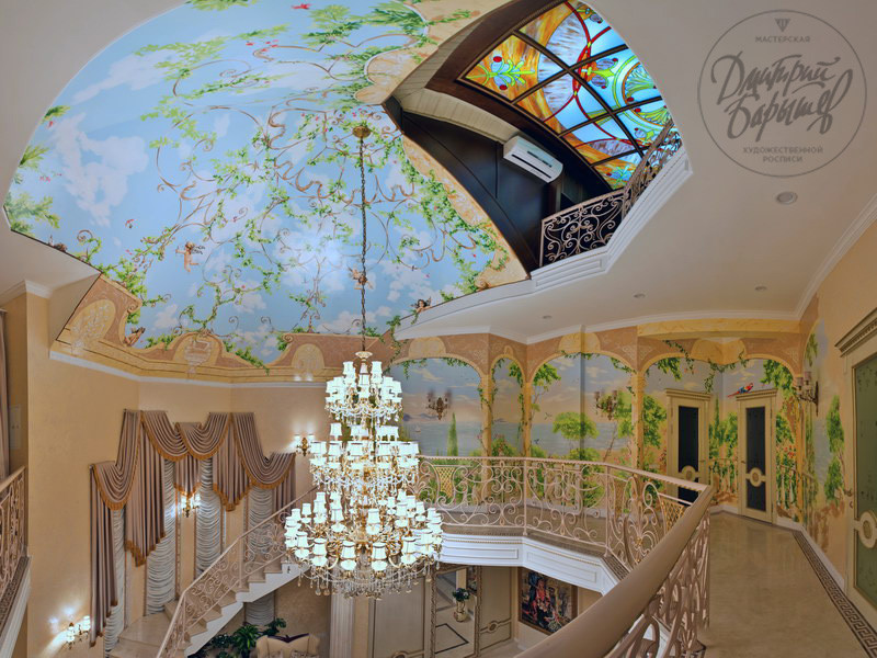 Art Painting of a Ceiling