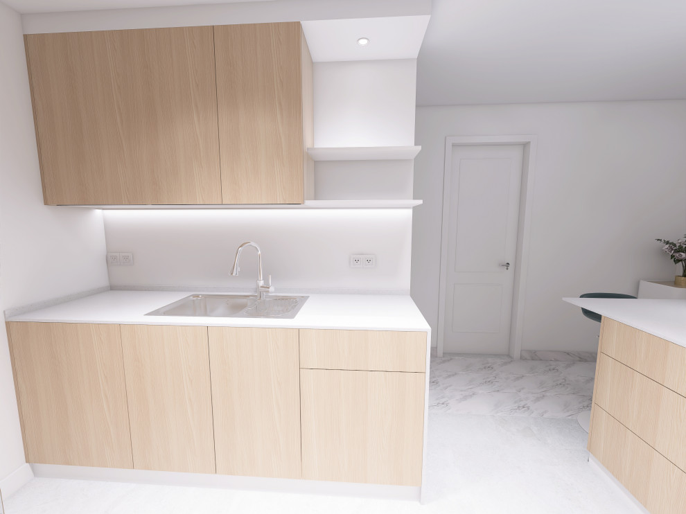 Cocina - Vista 1 Diseño 3D