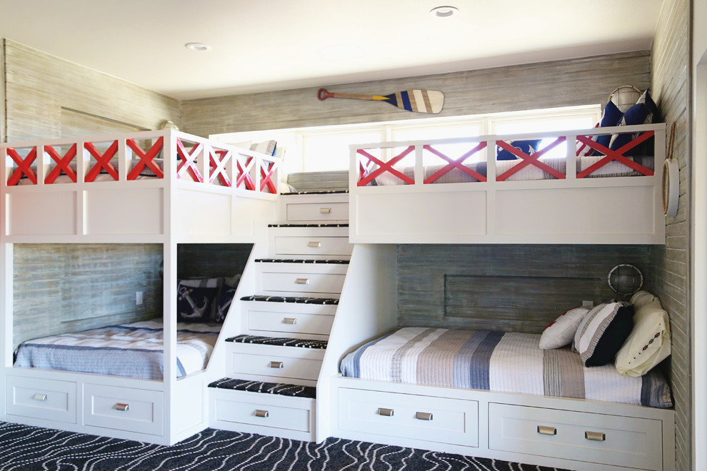 Lake House Dream - Custom made bunk bed to house extended family and friends.