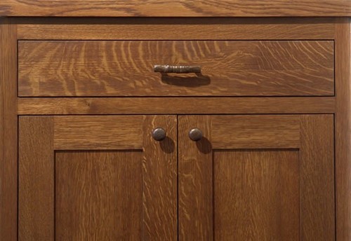 Kitchen Cabinets Combining Rift Sawn And Quarter White Oak