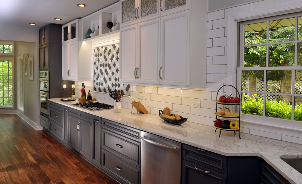 Kitchen - transitional kitchen idea in Miami