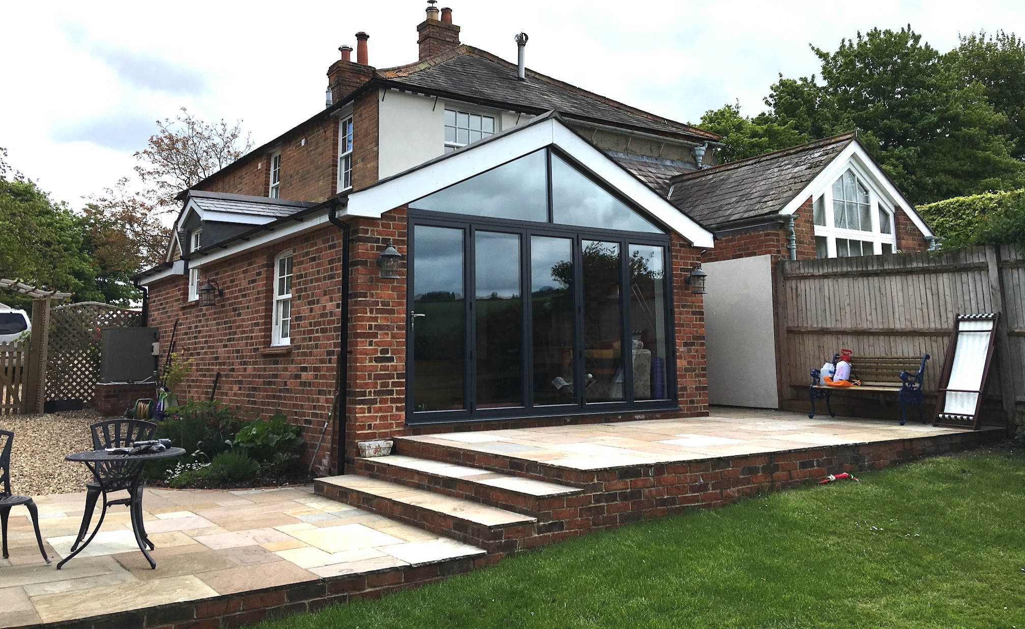 Single Storey Rear Extension On A Victorian Semi Detached Cottage