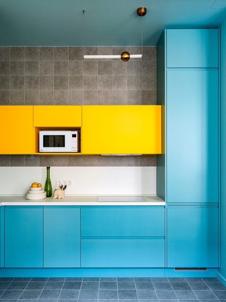 Современный интерьер в старинной доме в центре Москвы для сдачи в аренду