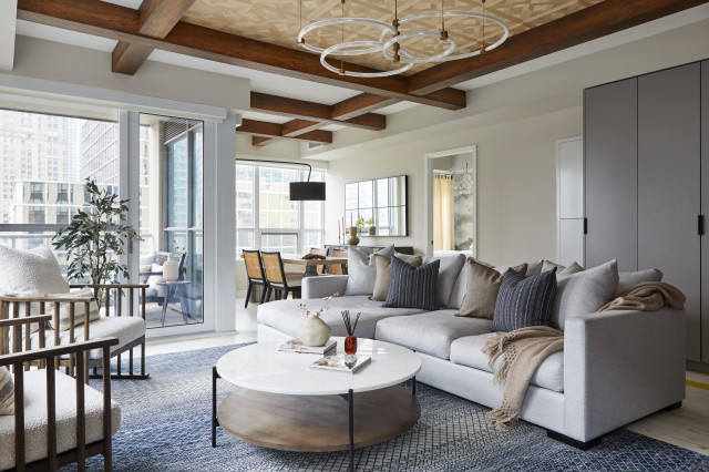 Scott Street Condo modern-wohnbereich