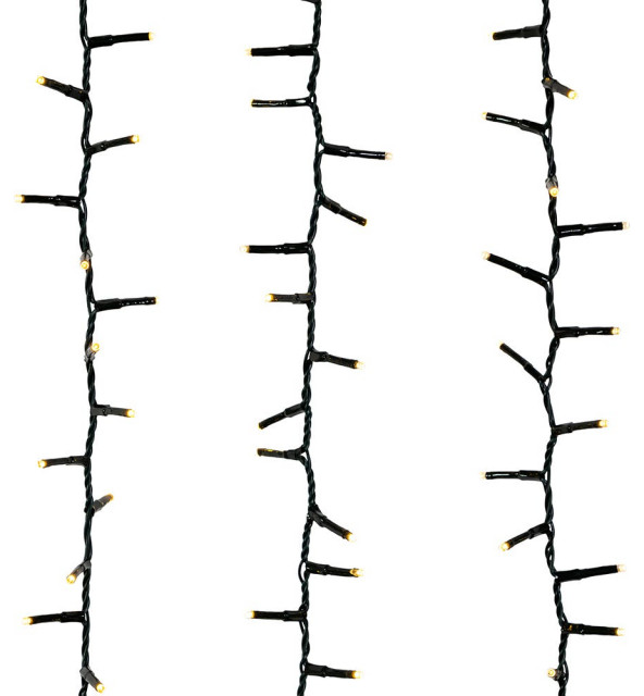 1200 Light, 98' Warm White LED Rice Light Set Holiday Lighting by