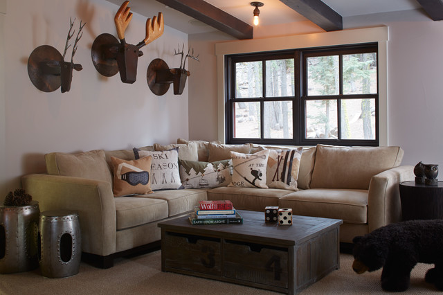 Tahoe Retreat rustic-family-room