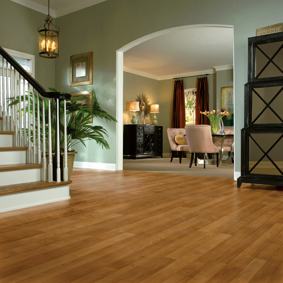 Solid Vinyl Plank Traditional Entry San Diego by Coles Fine