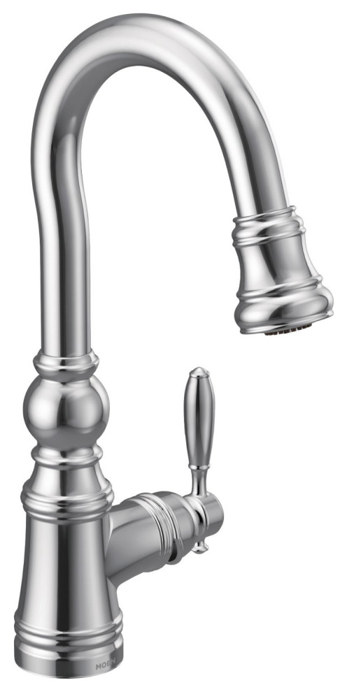 Moen One-Handle Pulldown Bar Faucet Chrome, S53004