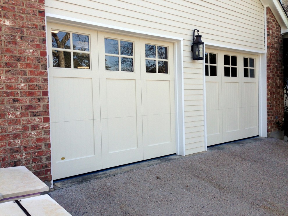 Designer Doors Tri-Fold Design Wood Doors - Craftsman - Garage - Austin