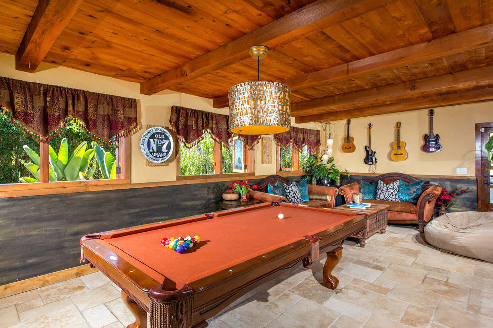 Eclectic home design photo in San Diego