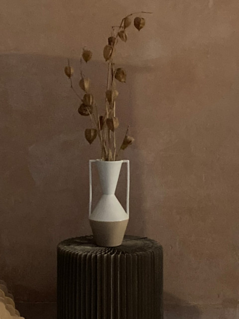 Maison Wabi-sabi en Bourgogne landstil-dagligstue