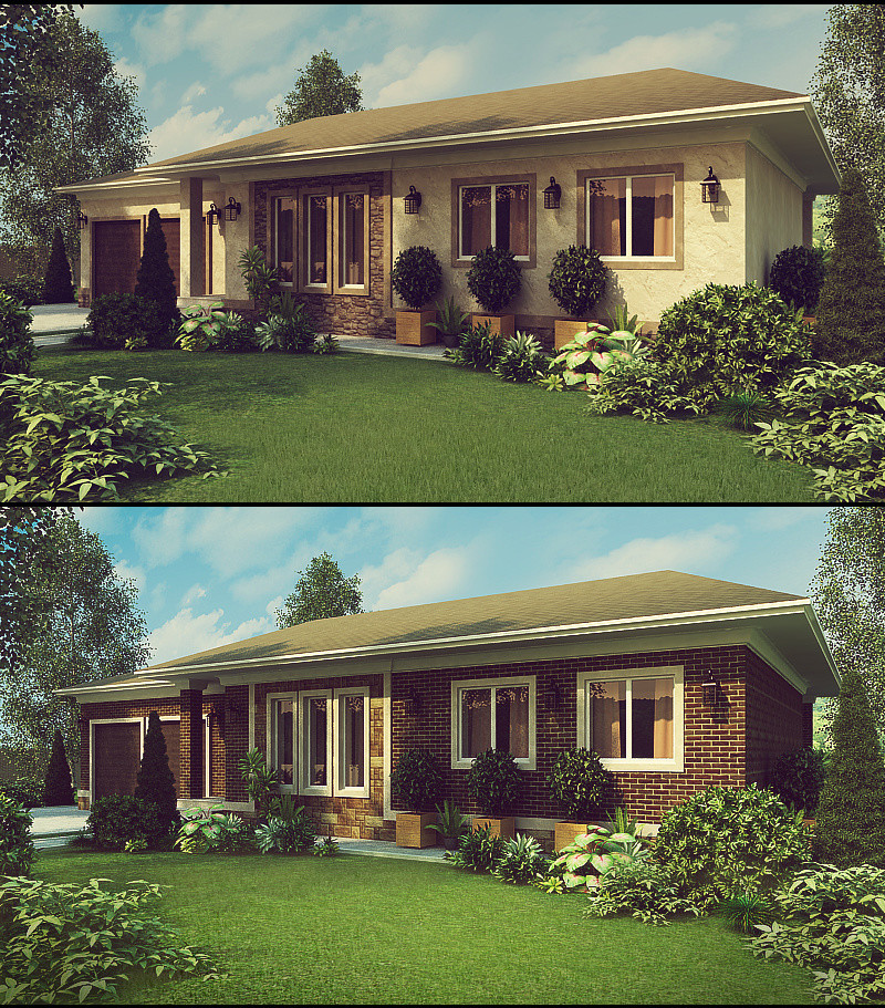 Визуализация экстерьера