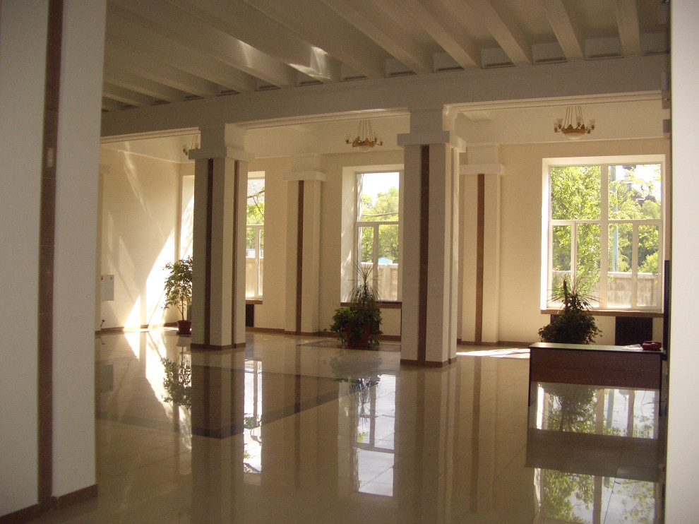 Холл в бышвем КБ Туполева