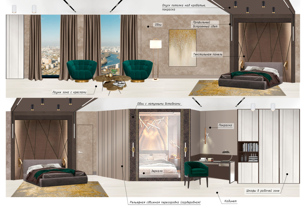 Коллажи к проекту ЖК ЗилАрт