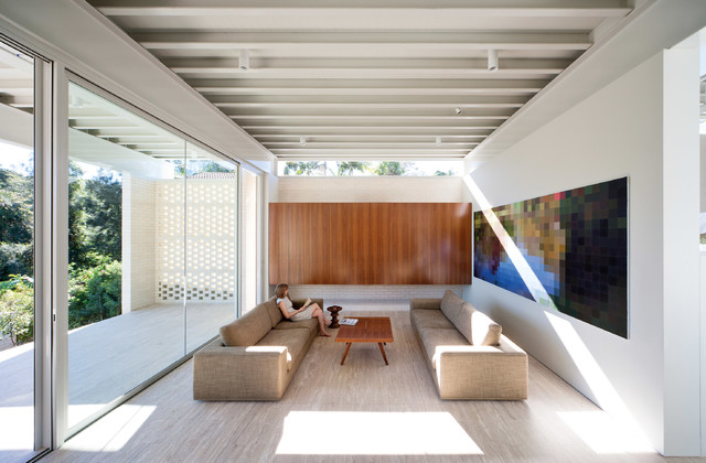 Brickworks Australia contemporary-living-room