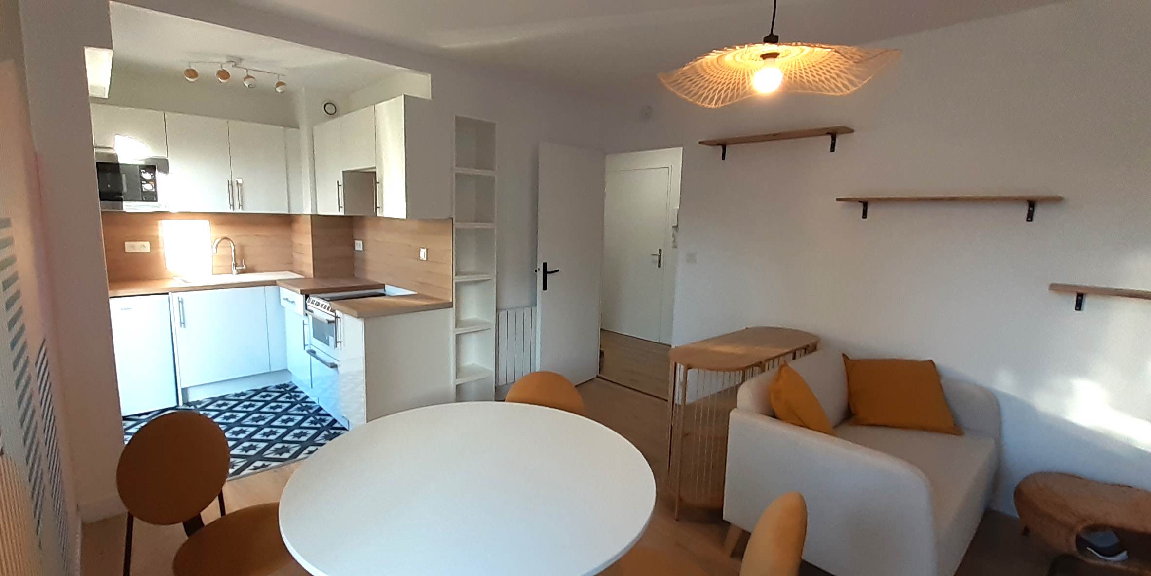 Aménagement et décoration d'un appartement de 35m2 pour mise en location