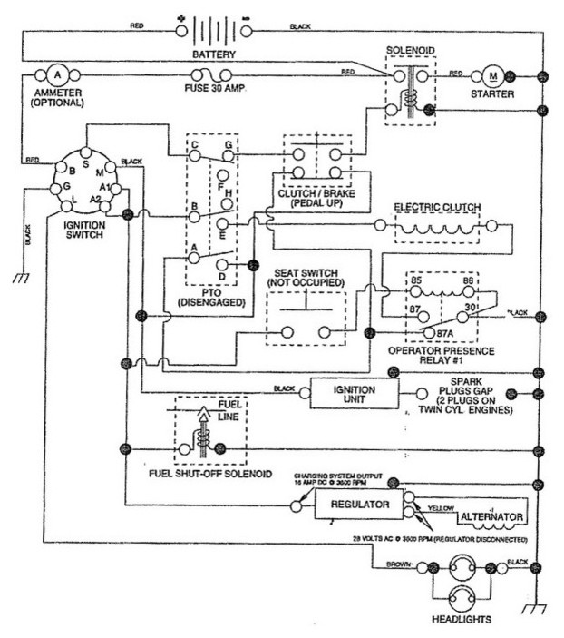 craftsman gt6000 electrical problem