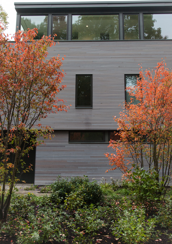 This is an example of a contemporary exterior in Boston.