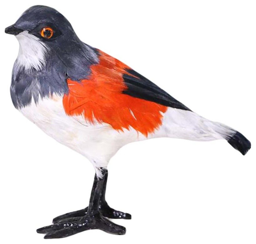 HOT Artificial Bird Realistic Hoopoe Statue Garden Decor Colorful HOT