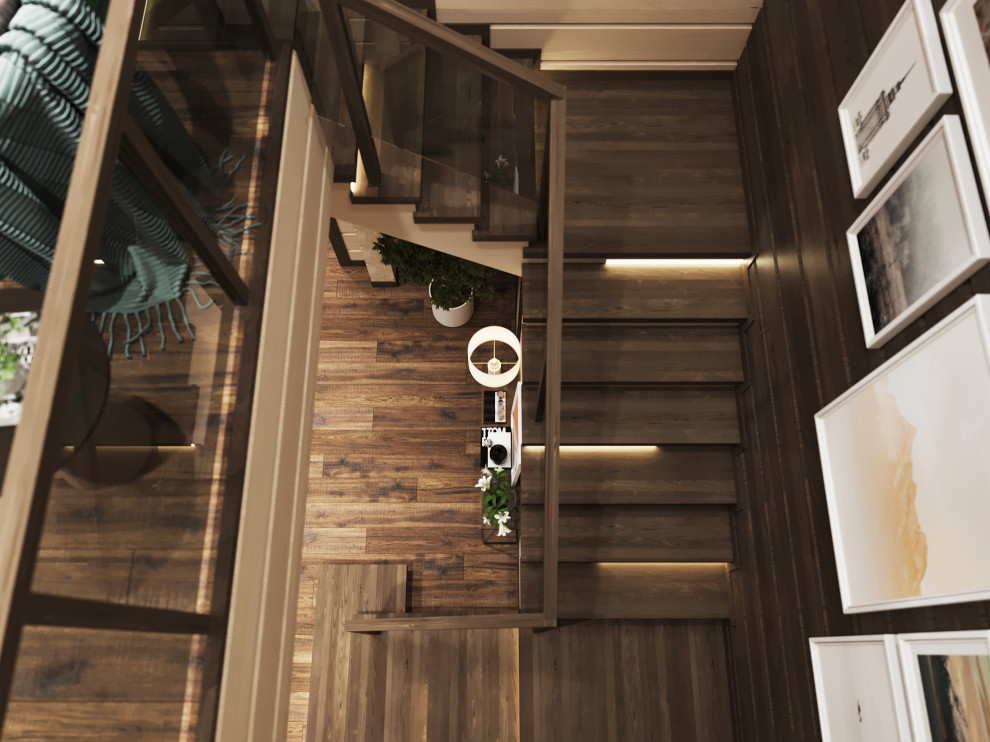 Проект интерьера деревянного дома в п.Завидово