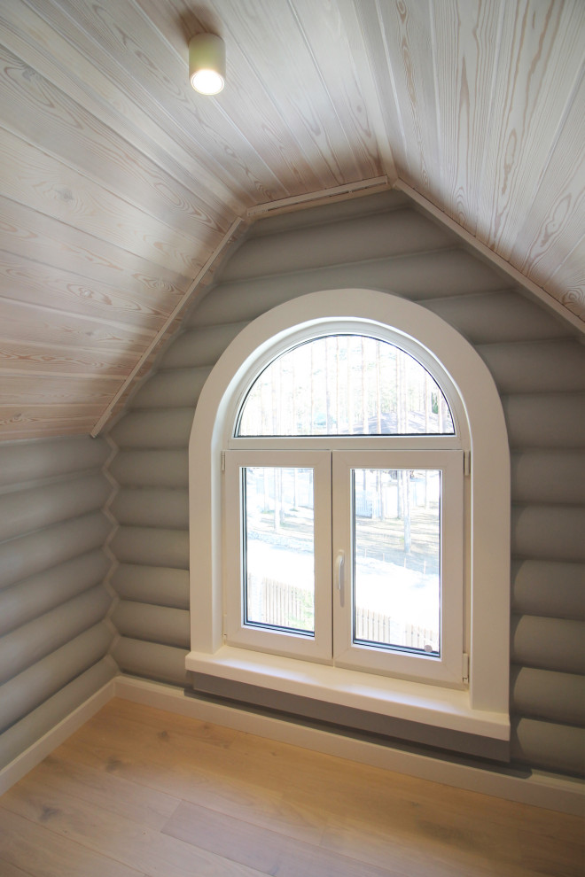 Срубовой коттедж в Рощино