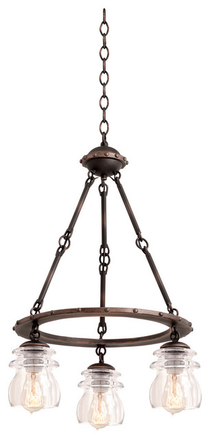 Brierfield 18"x27" 3-Light Transitional Chandelier by Kalco