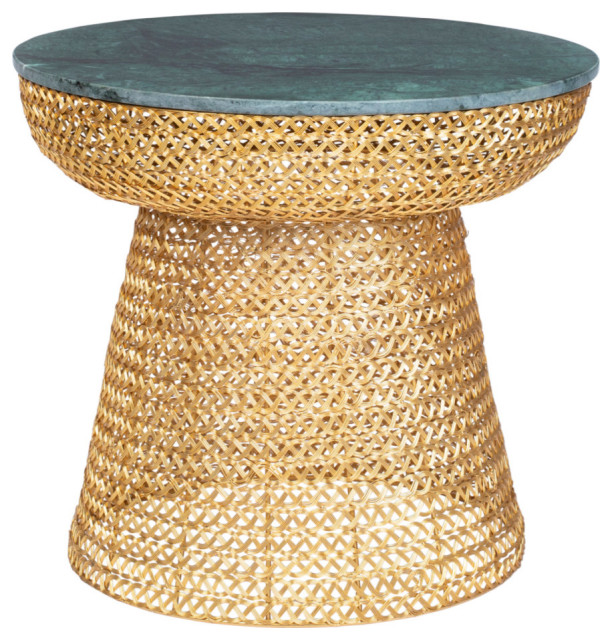 Gold Side Table Dutchbone Gauri Contemporary Side Tables And End Tables by Luxury