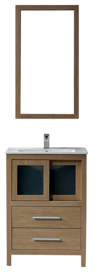 Alessandro Single Bathroom Vanity with Mirror