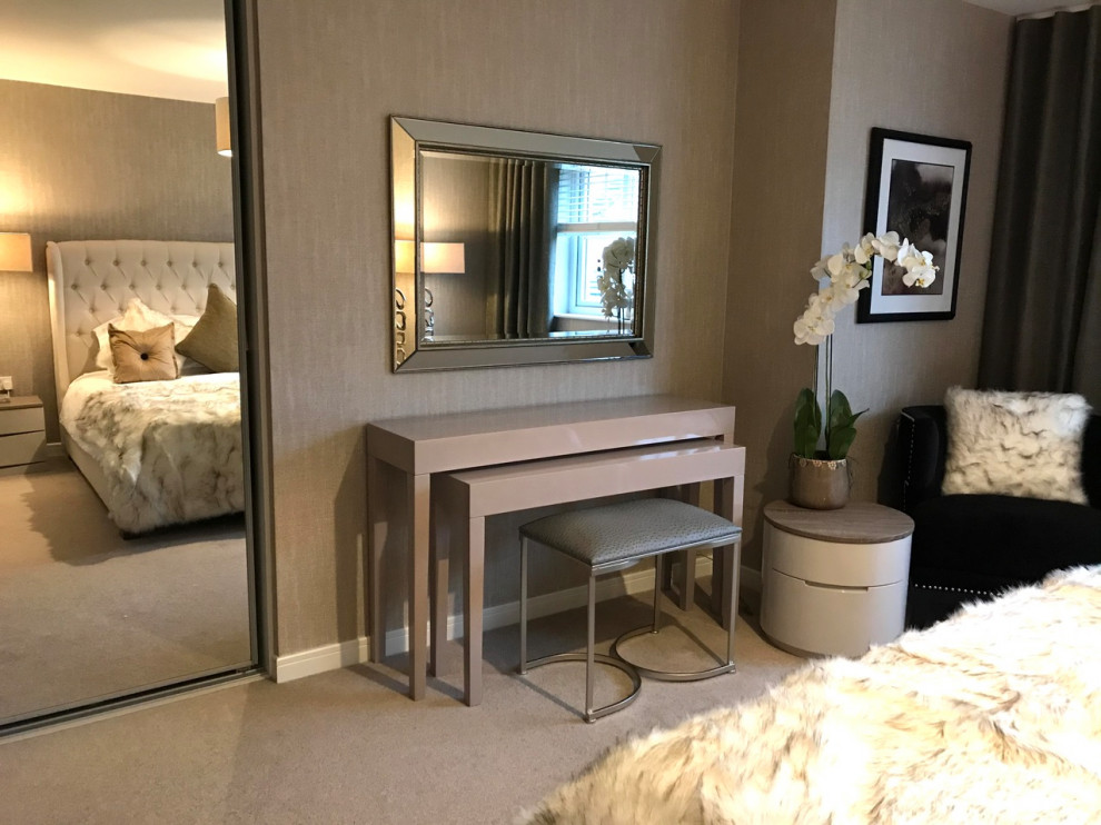 Luxe Master Bedroom Modern Bedroom Glasgow by XS Interiors and