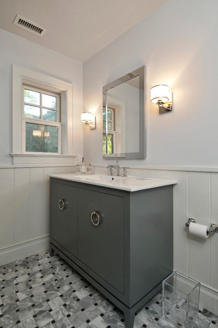 East Hampton modern-badezimmer
