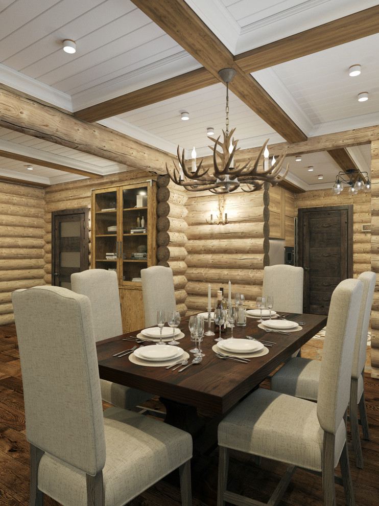 Дизайн-проект срубового дома на берегу реки Вуокса, Ленинградская область.