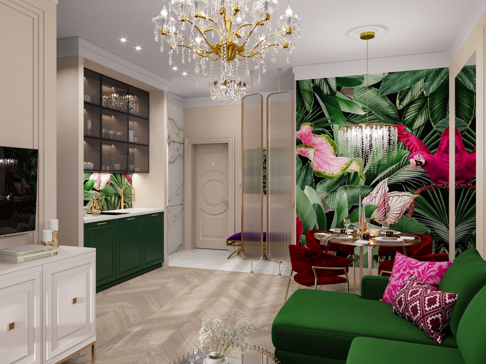 Яркая квартира в Москве