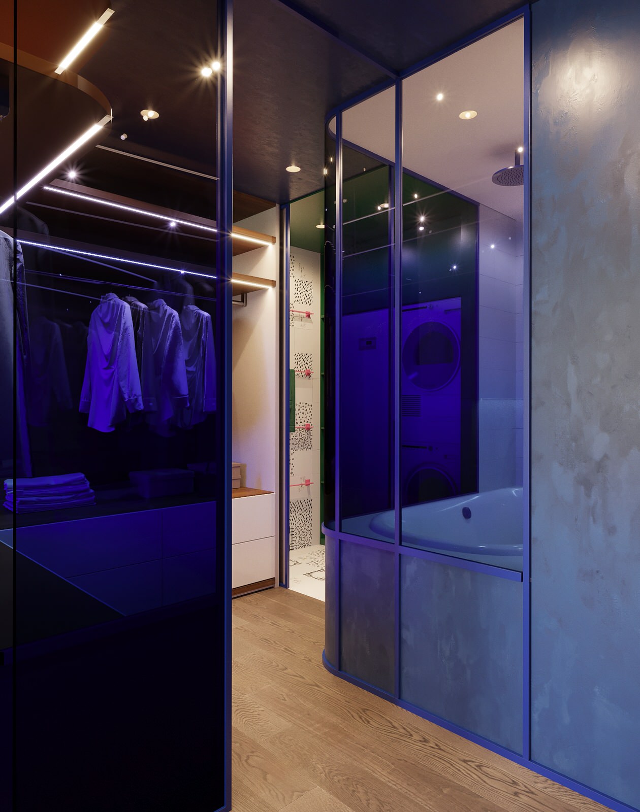 Постирочная и гардероб. Квартира в ЖК "МИД"