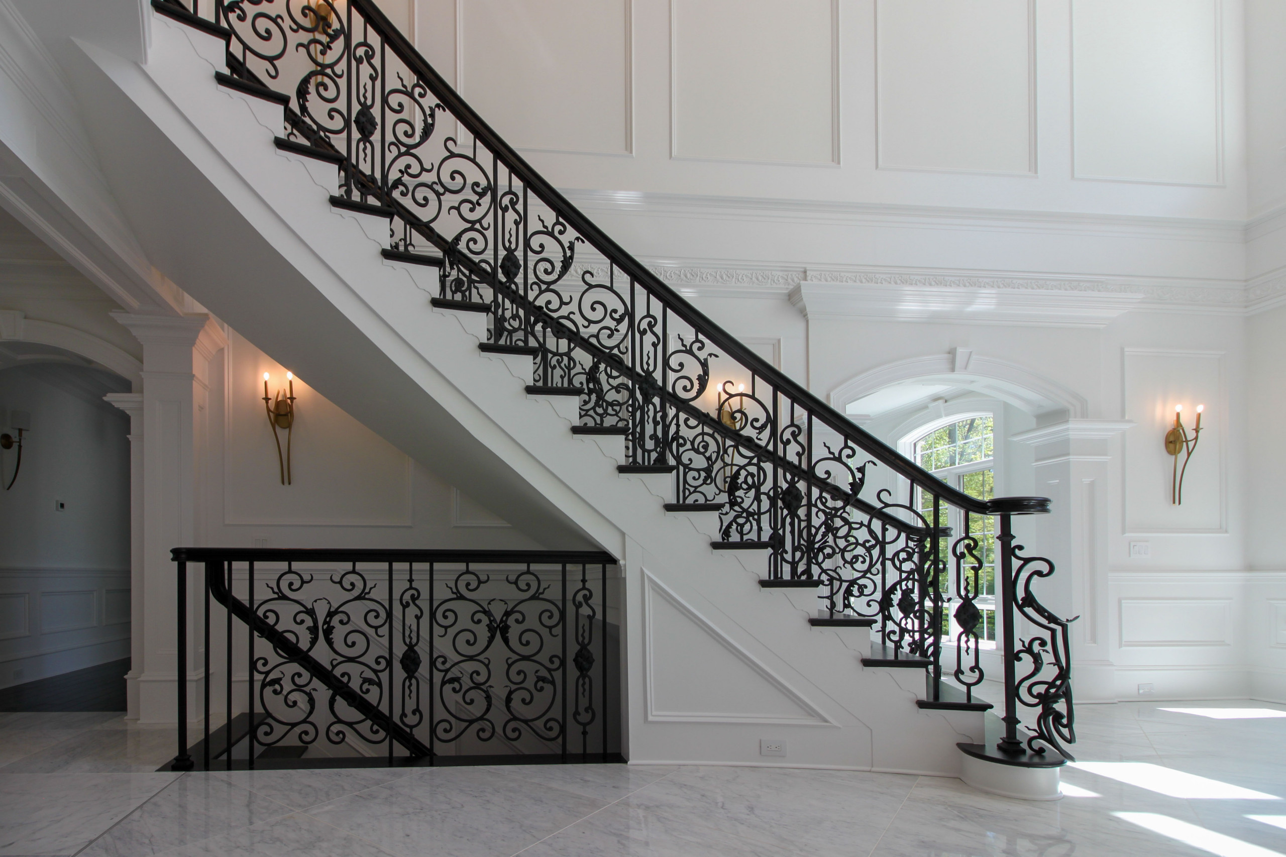 92_Grand Double Staircase in Exquisite Custom Home, Great Falls VA 22066