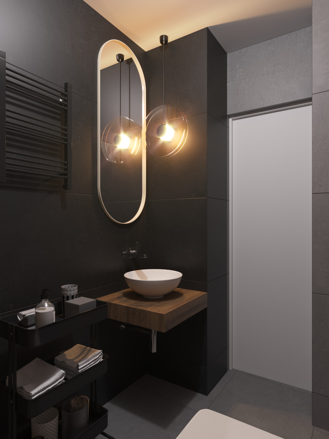 Маленький санузел.