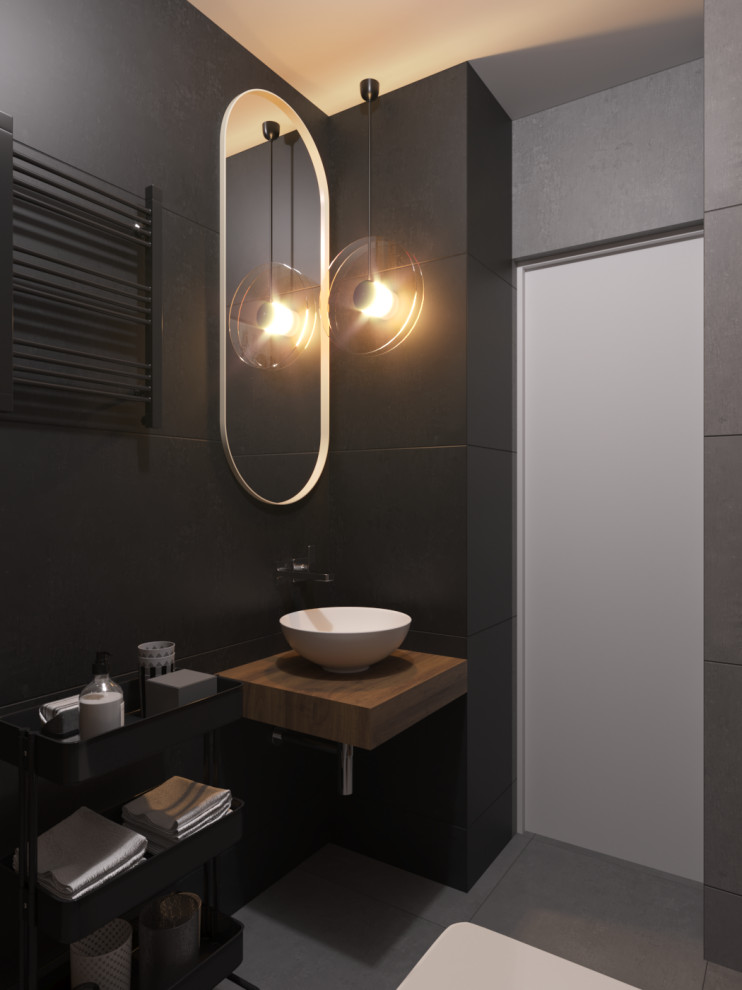 Маленький санузел.