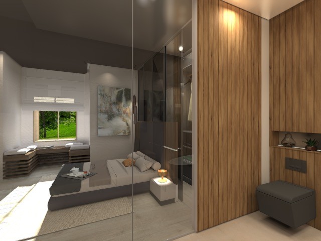 Тишина внутри. Квартира 155,7 кв м в ЖК "Полянка-44"