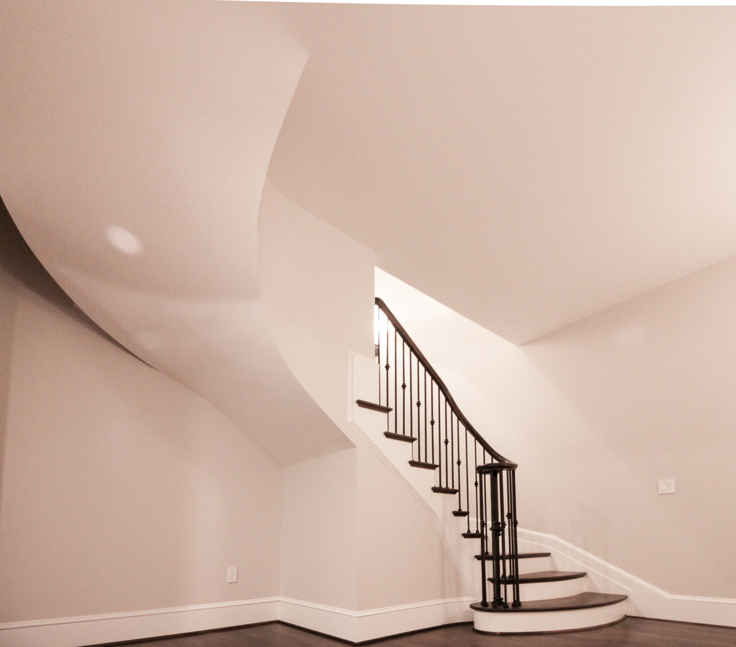 86_ Gorgeous Floating Curved Staircase, McLean VA 22066