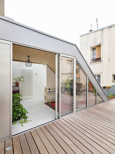 roof top trendy-hus-og-facade