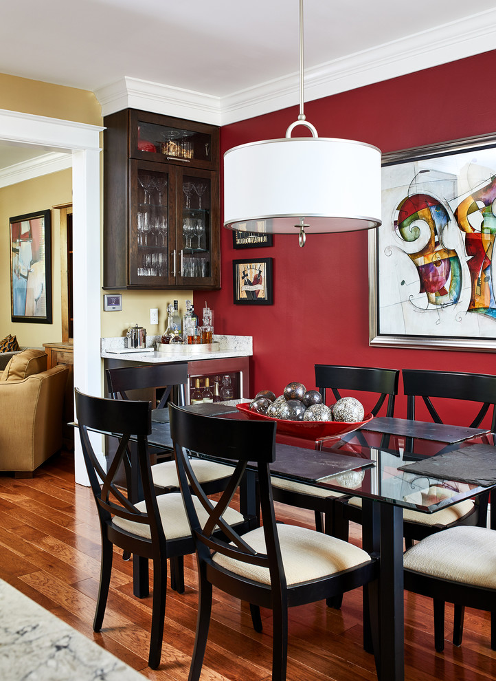 Example of a transitional home design design in DC Metro