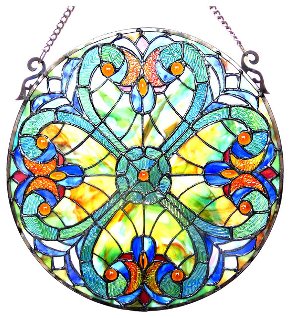 Liaison Tiffany Gl Victorian Window Panel 20 Liaison Tiffany Gl Victorian Window Panel 20