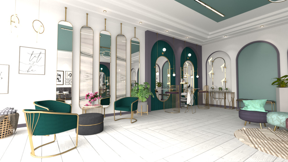 Mannheim Hair Salon CGI - 3 different design