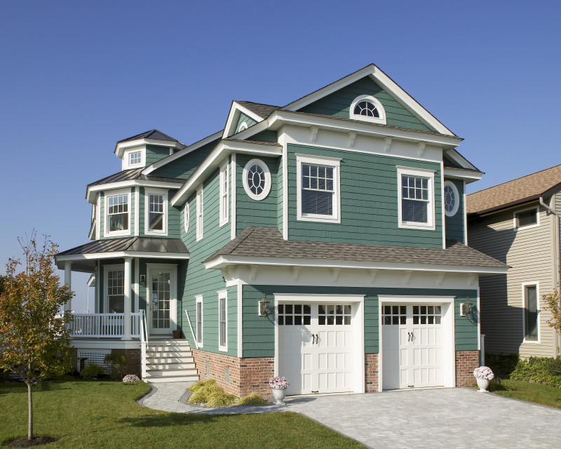 This is an example of a beach style exterior in Philadelphia.